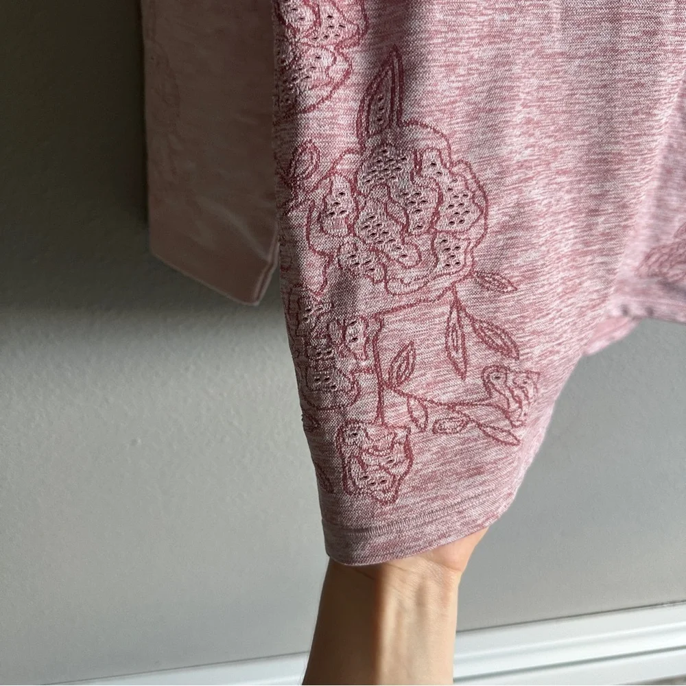 Calia Pink Laser-cut Matching Legging Set